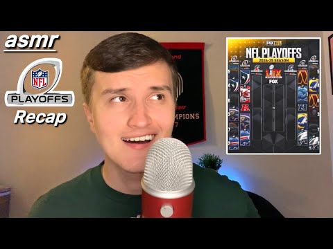 ASMR NFL Football Wildcard Playoff Recap 🏈💤 (whisper ramble)