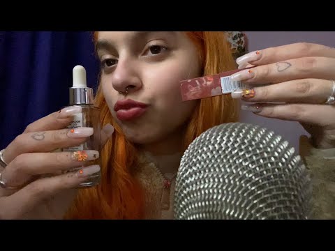 ASMR MOUTH SOUNDS MÁS TAPPING CON UÑAS LARGAS| SOFIWI