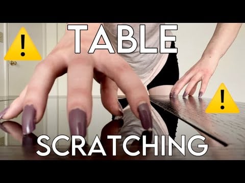 ASMR | Fast and Aggressive Wooden Table Scratching | Lofi | No Talking