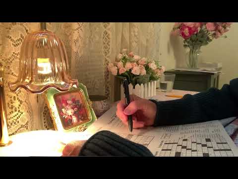ASMR Leafing Through Sunday Paper - Reading + Page Turning 
