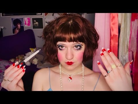 asmr ~ doing your nails (it’s 1928) using historical methods pt. 2