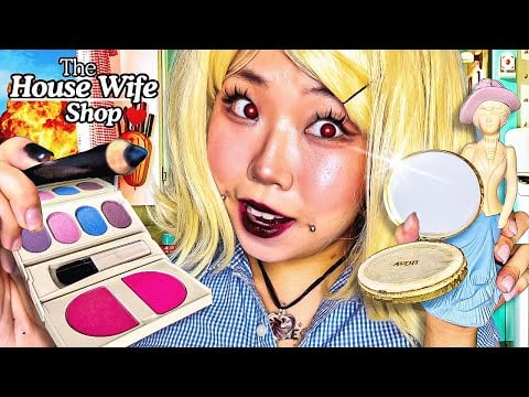 YOU are a 1950s NUCLEAR WIFE🤱 Makeup, Hair & Nails💄 in the APOCALYPSE☢️ ASMR Roleplay EP 2