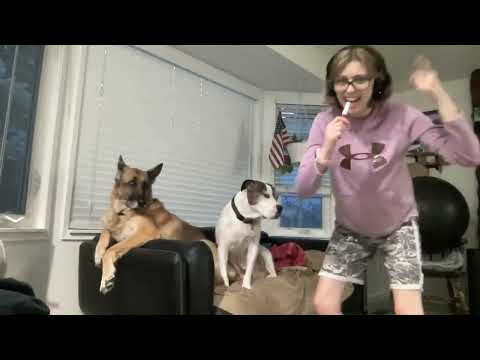 Singing to my dogs