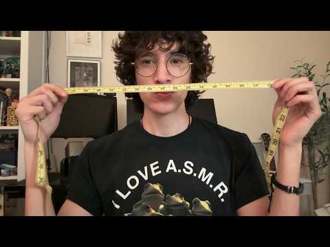 ASMR Guy In The Back Of The Class Measures You 📏💤