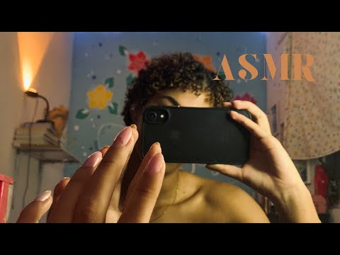 ASMR CASEIRINHO TAPPING NA TELA E NO ESPELHO + GATILHOS NOVOS