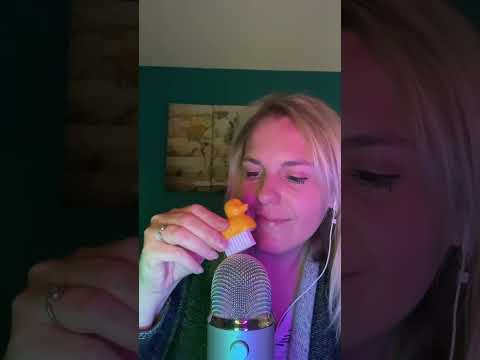 ASMR FR / Laquelle de ces brosses préfères-tu ? #asmrfr #asmrfrançais #shortsasmr