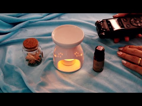 ASMR Conversa em Voz Suave, Velas e Óleo Essencial para uma noite Tranquila 🩵