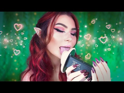 ASMR Hypnotic Echo Ear Licks for INTENSE Tingles w/ Delay