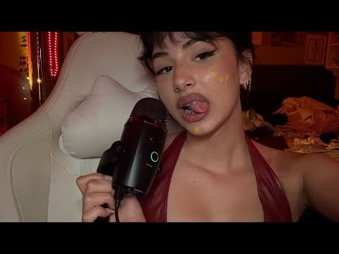 ASMR gum chewing
