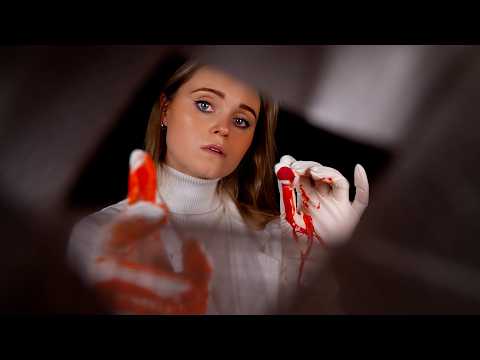 ASMR | You got mauled by a bear (trigger warning: fake blood)