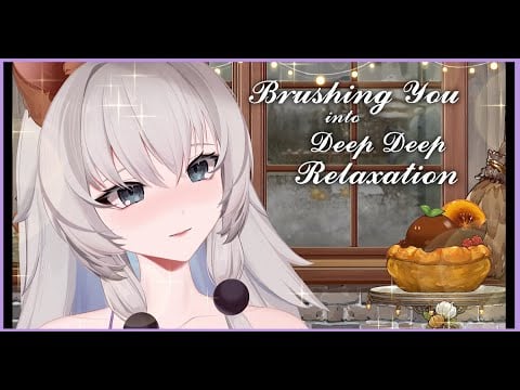 [3Dio ASMR] BRUSHING you into DEEP DEEP Relaxation! [NO TALKING]- Soft brush, bristle brush, etc