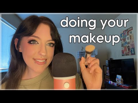 ASMR Doing Your Makeup ~ personal attention & up close triggers