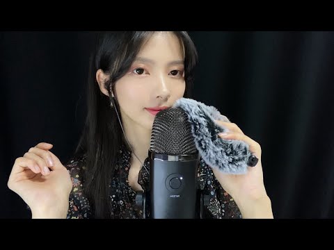 ASMR 잠들 수밖에 없는 속삭임과 쓰담쓰담 (쉿 조용 자자 푹자자 잠들자..) / Whispering, Mouth Sounds, Ear Blowing, Hand Movement