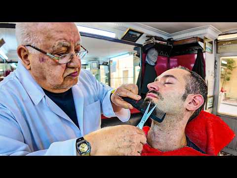 💈76 Years Old Master Barber Doesn't Joke! 😨 - Istanbul 🇹🇷