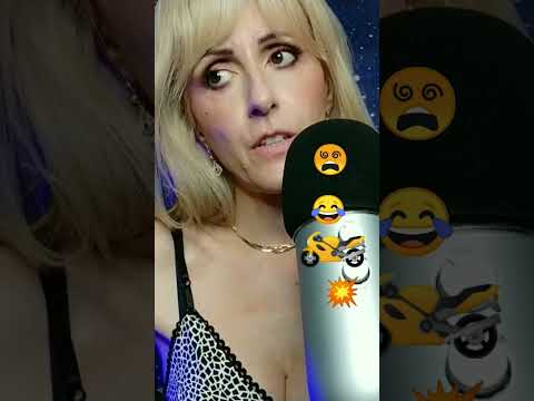 ASMR SCLERO‼️😵🏍️💥😂 #bloopers #asmrvideo #short