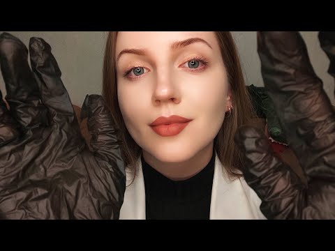 ASMR Scalp Check with Gloves. Doctor Roleplay