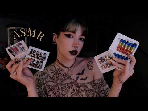 ASMR Press On Nail Haul | Nail Tapping, Whispering