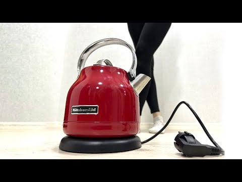 Electric kettle KitchenAid 1.25 L 2200 W Red. Unpacking. $150.