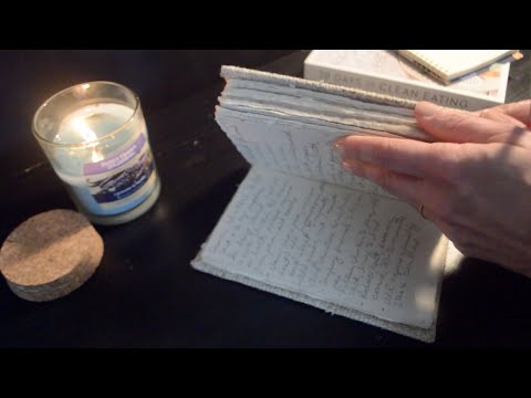Asmr - Writing Recipes into a Journal - Softly Spoken