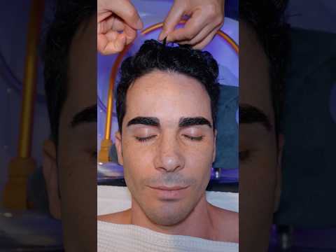 ASMR: Relaxing Oil Head Massage with Hair Pulling and Headspa #shorts
