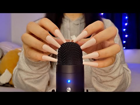ASMR⚡Fast Aggressive Mic Scratching Tapping Pumping
