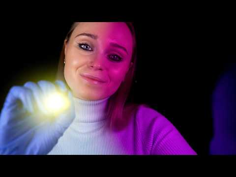 ASMR | Unintelligible eye inspection for deep sleep