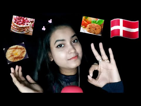 ASMR Whispering DENMARK Popular Foods Name Triggers (ASMR Denmark)