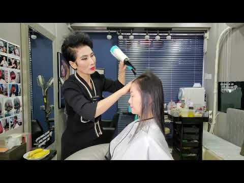 Hair Salon ASMR – Calm, Clean, Focused Straight Hair Work