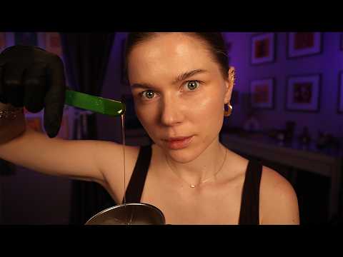 ASMR Brows Makeover | Filling, Trimming & Waxing Your Eyebrows