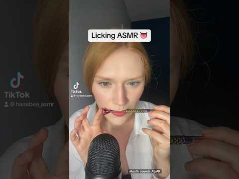 Mouth sounds 👄lick asmr 👅 #asmr