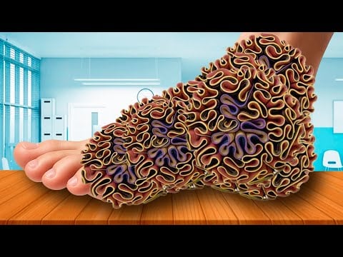 ASMR Infected Foot Cleaning | ASMR Deep Cleaning Sound & Relaxation