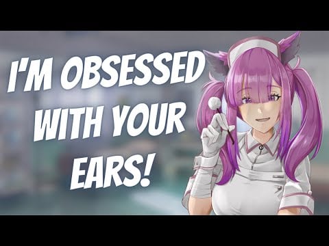 Flirty wolf girl nurse deep cleans your ears all night (F4A) [ASMR] [Medical Exam] [Ear cleaning]