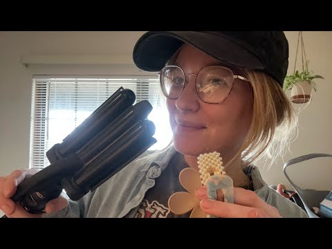 LOFI ASMR: Crimping + Styling your hair with a consultation 🤍🎀