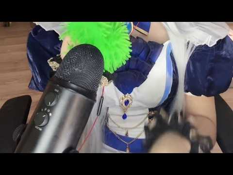 Sleep Cosplay ASMR 💖 Long Nails & Accent Whisper Triggers