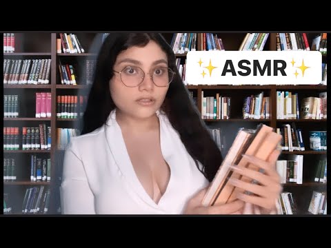 ❤️Bibliotecaria coqueta te ayuda❤️- María ASMR-roleplay