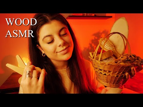 DORMI CON I SUONI DEL LEGNO 🪵😴 (whispering e wood sounds) ASMR ITA