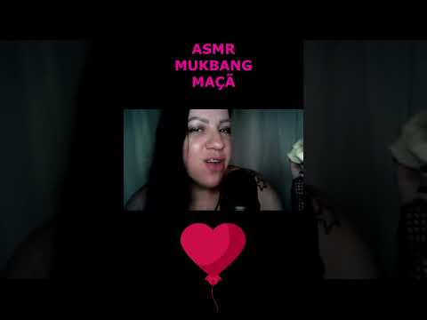 ASMR-SHORTS MUKBANG MAÇÃ🍎 #rumo2k #asmr #mukbang #mastigação