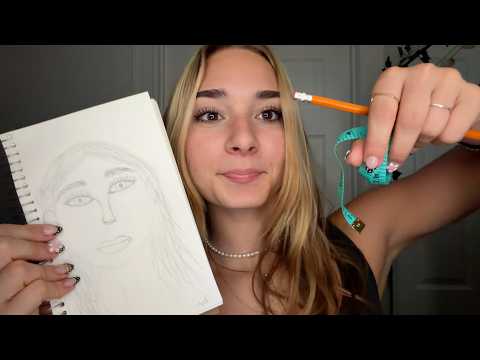 ASMR Passing Time in Detention... By Drawing You (Pencil Sounds)