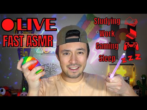 🟥 LIVE: Corey ASMR LIVE | Fast ASMR | Lightsaber Calibration, Haircut | SMASH the 👍 Button!