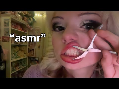 ASMR anything to make you sleep.