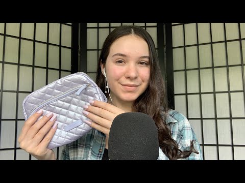 ASMR Makeup Bag (Tapping, Scratching, Squishing)