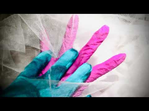 LATEX GLOVES✋✋✋  Layering with Operaglove🔴 Balloon  and Tulle🎧  [[ASMR]]