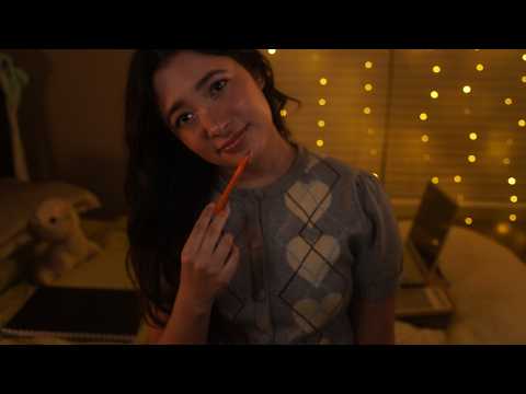 ASMR drawing your portrait 🎨 (personal attention, pencil sounds, etc.)
