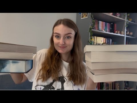 ASMR Big Book Haul! (Book triggers and close whispers) 