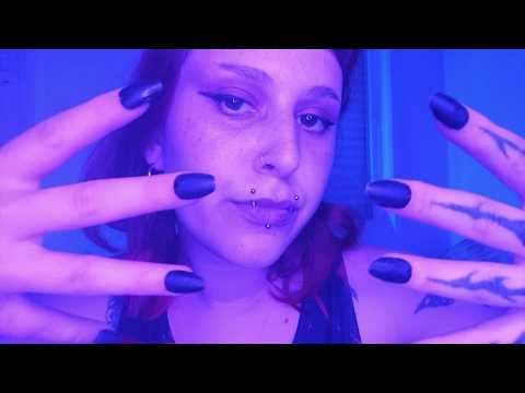 Toques na tela agressivos e movimentos com as mãos | ASMR caseirinho