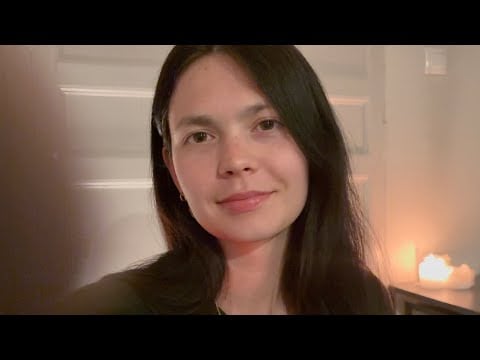 ASMR guiding you to sleep 😴 personal attention to help slow down your thoughts (hand movements)