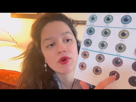 asmr • eye color chart (A10 to T50) what color are your eyes?