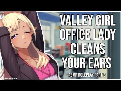 3DIO ASMR | Elf Office Lady Cleans your Stress Away 🖥️ | Typing, Ear Cleaning & Valley Girl Accent
