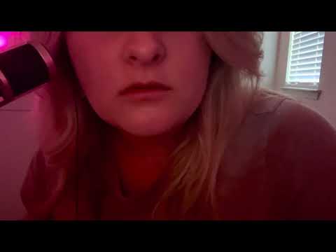 ASMR - mouth sounds and inaudible whispering with visuals