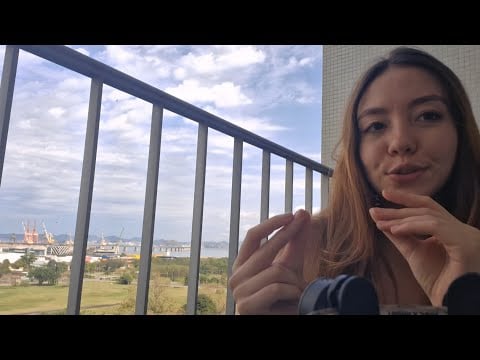 ASMR na faculdade, afirmações positivas, sons de boca e contagem regressiva (caseirinho) 